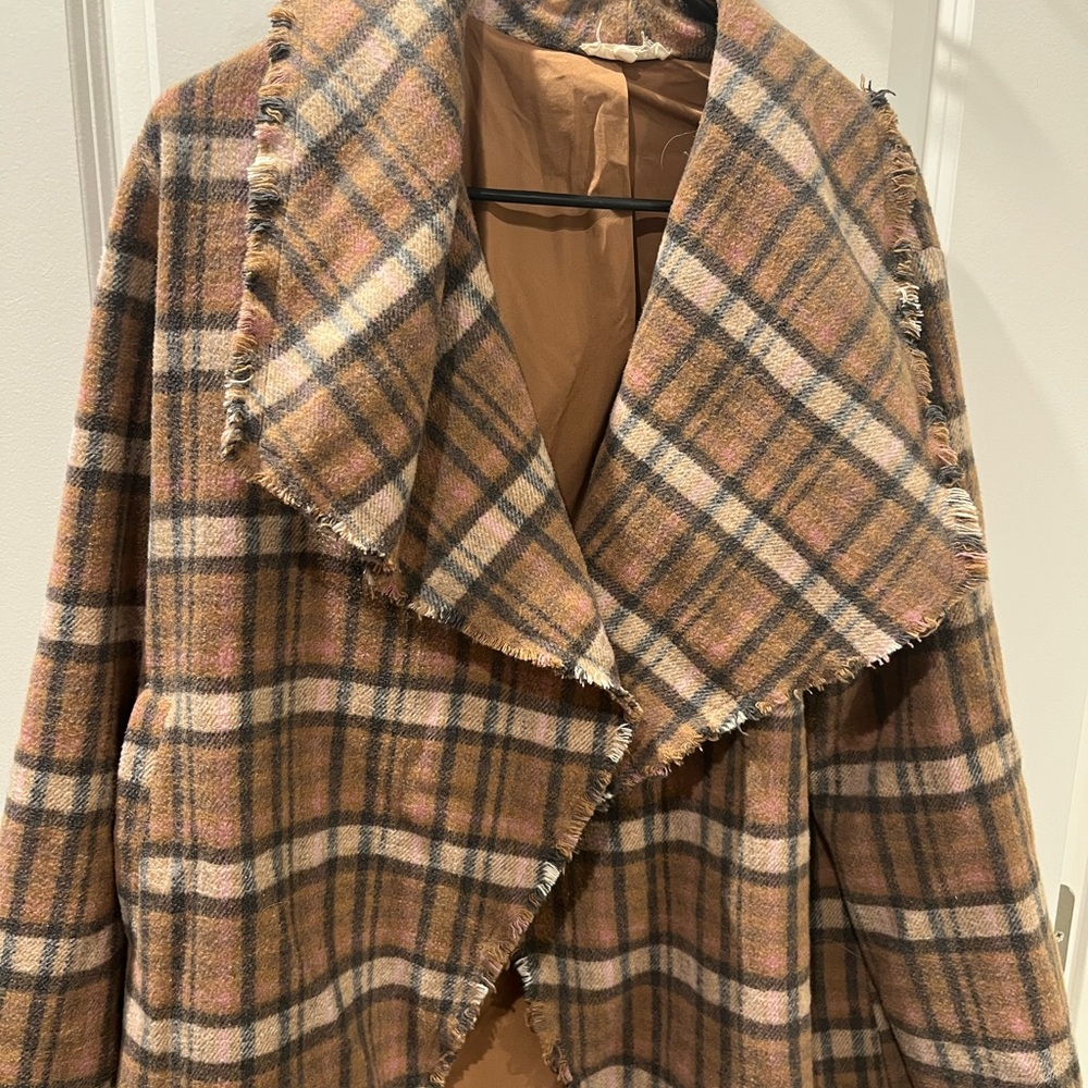 Plaid Women's Coat